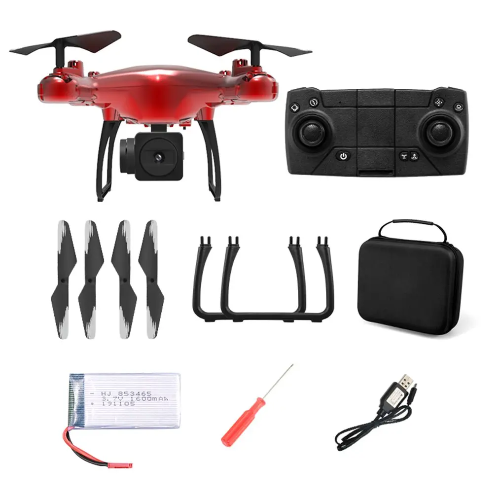 red Single Storage Wi-Fi FPV с широкоугольным HD камерой 1080P режим удержания высоты складной рычаг SH4 2,4G 4G RC Квадрокоптер Дрон в подарок - Цвет: red Single Storage