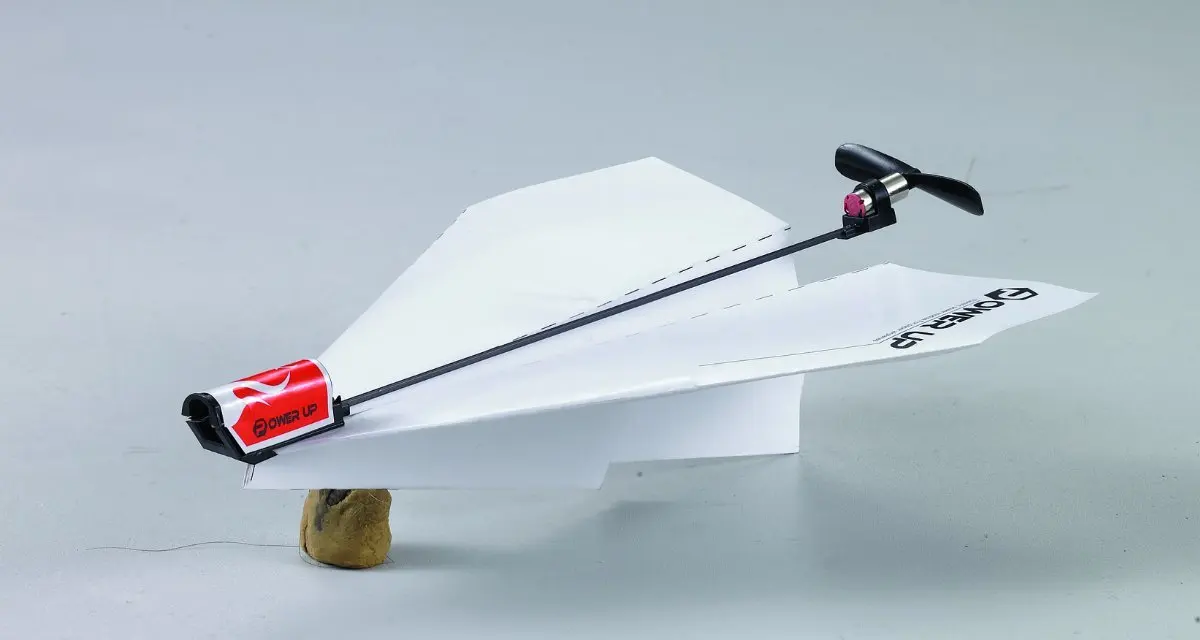 DIY Creative Electric Airplane Children'S Educational Toy Paper Airplane