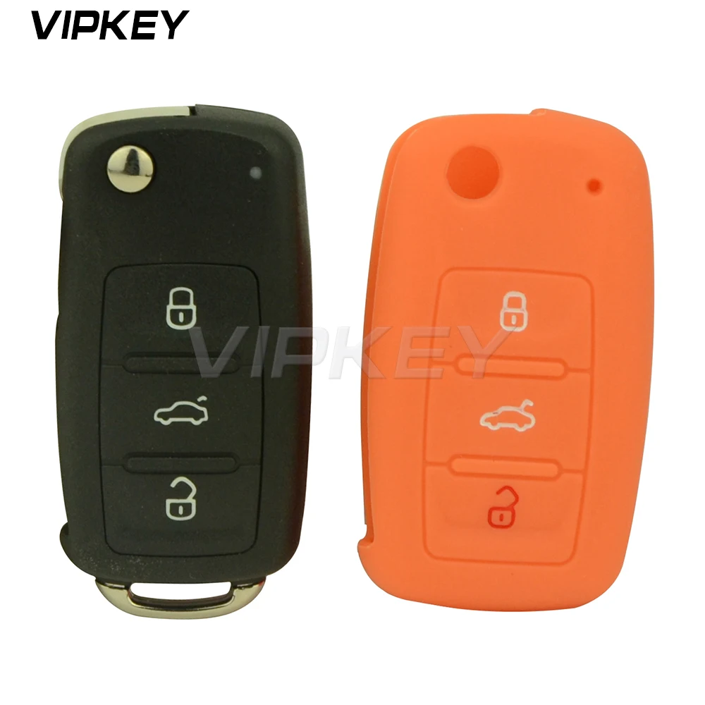 

Remtekey 5K0837202AD flip key for VW Beetle Golf Jetta Eos Polo Tiguan caddy scirocco touran up for VW 202AD silicone key bag