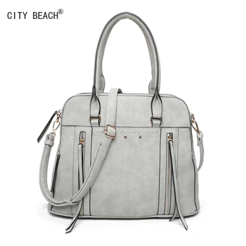 

CITY BEACH Large capacity matte shoulder bag multi-bag mouth commuter ladies portable diagonal bag