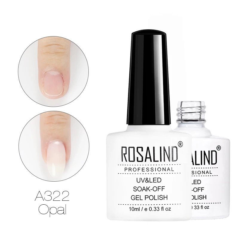 10ML A322 ROSALIND 15 мл строительный Гель-лак для ногтей прозрачный гель-лаки для ногтей для нейл-арта предназначен для замачивания полупостоянная Ультрафиолетовая лампа для маникюра - Цвет: 10ML A322