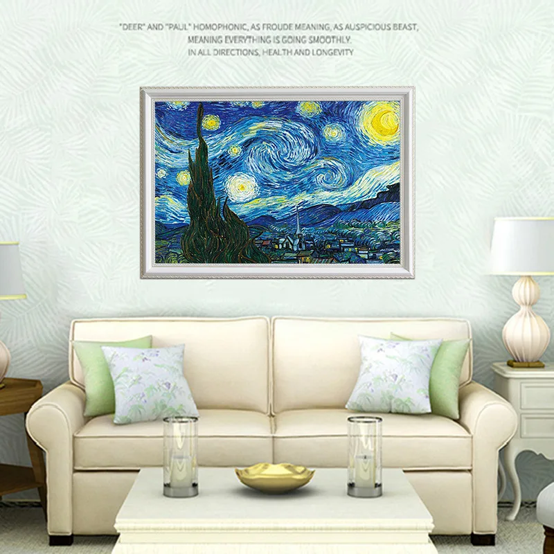 

High Difficulty Adult Large 2000 PCs Wooden Puzzle Relaxation Educational Toy World-famous Painting Scenery Cartoon Animation