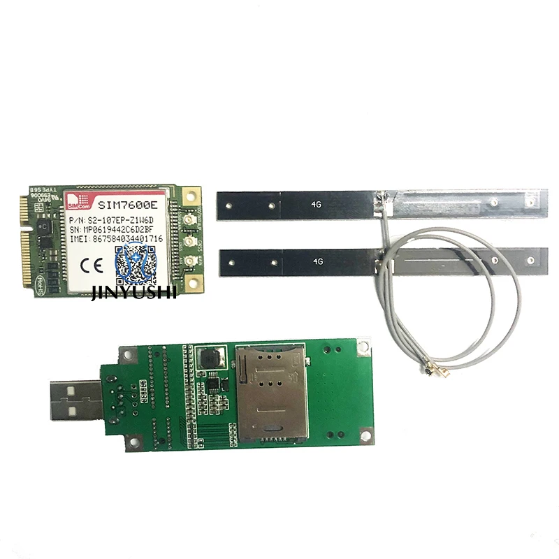 SIMCOM SIM7600E мини pcie 4 аппарат не привязан к оператору сотовой связи cat1 42 м модуль B1/3/5/7/8/20/38/40/41 вариант для Ближнего Востока и Африки/Корея/Таиланд - Цвет: Package 4