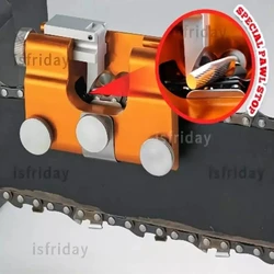 Zitour®Affûteur de tronçonneuse facile et Portable, outil pour le travail du bois, affûteur Portable pour affûter la scie à chaîne 