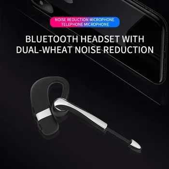 

tebe Bluetooth Earphones Car Hands-free Dual-mic Business Headset Noise Reduction Wireless Bluetooth unilateral Stereo Headphone