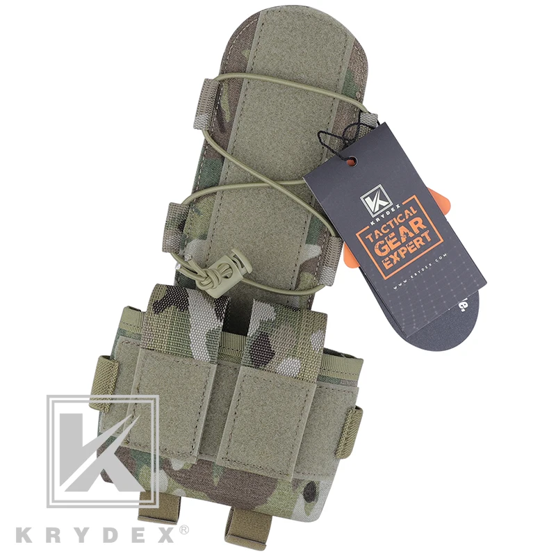 MC KRYDEX MK2 тактическая Батарейная Упаковка Сумка GPNVG-18 противовес батарейный ящик для Боевого Шлема аксессуар система хранения - Цвет: MC