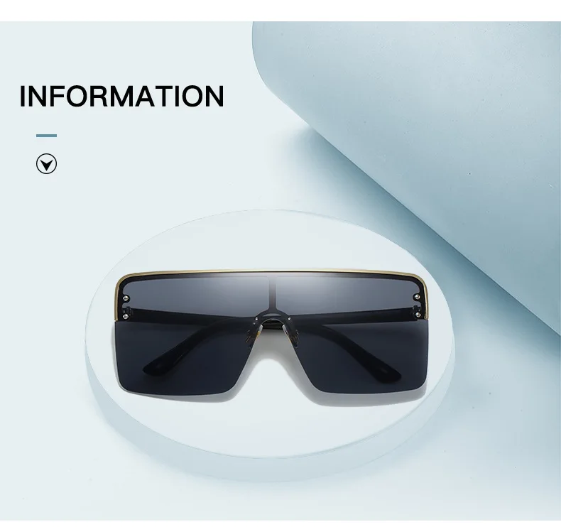 2022 New Vintage Big Square Sunglasses Women Top Quality Goggles Fashion Brand Women's Oversize Sun Glasses Femal Eyewear UV400 designer sunglasses