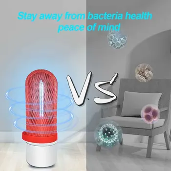 

Rechargeable Ultraviolet UV Sterilizer Light Tube Bulb Disinfection Bactericidal Lamp Ozone Sterilizer Mites Lights