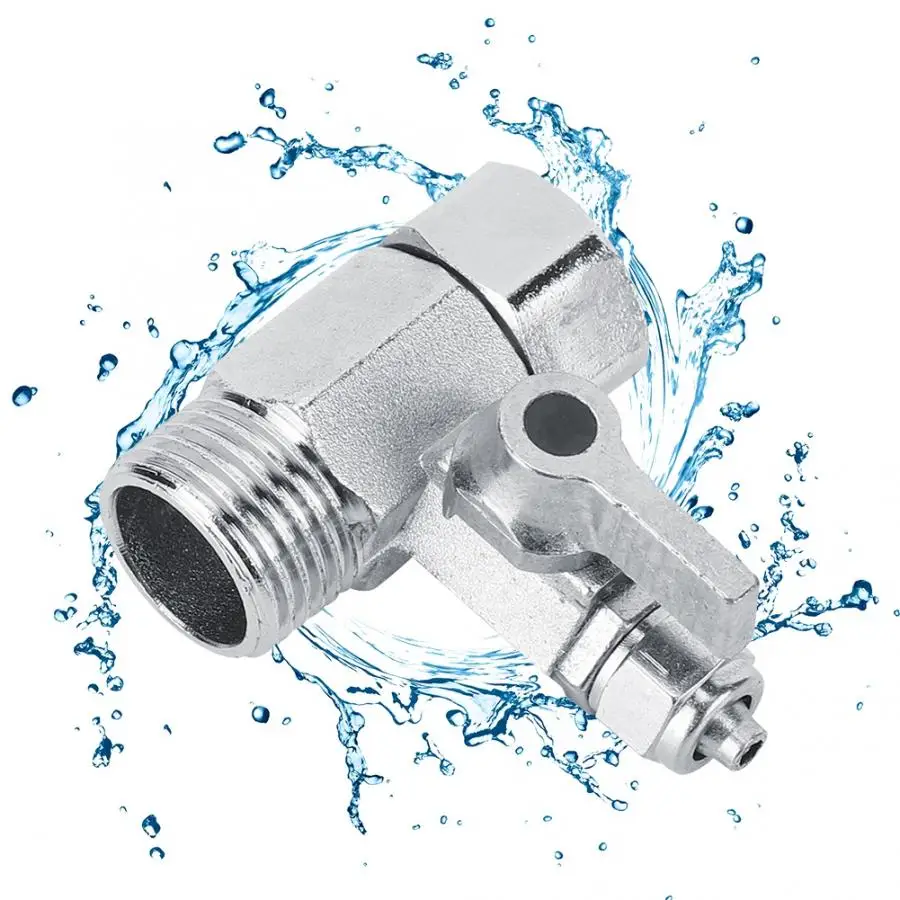 Привод шаровой клапан G1/4in цинковый сплав шаровой кран очиститель воды 3-ходовой клапан аксессуары установки Электрический магнитный клапан