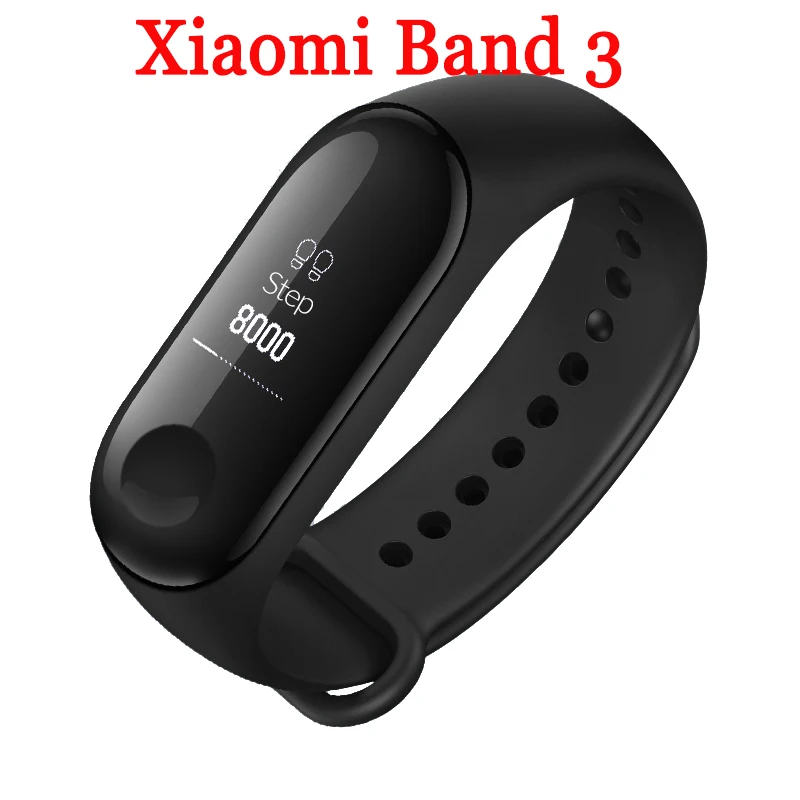 New Original Xiaomi Mi Band 4 Smart Color Screen Bracelet Heart Rate Fitness Bluetooth 5.0 Swimming Waterproof Sports Band - Color: Xiaomi Mi Band 3