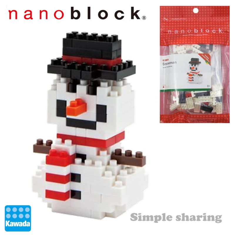 Nanoblock Рождество аниме мультфильм алмаз микро блок строительные блоки кирпичи развивающие игрушки игры DIY модель - Цвет: nbc-027