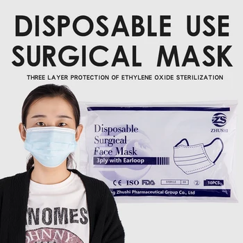 

100 pieces / box FDA CE certified disposable medical surgical mask 3-layer non-woven protective mask fast delivery