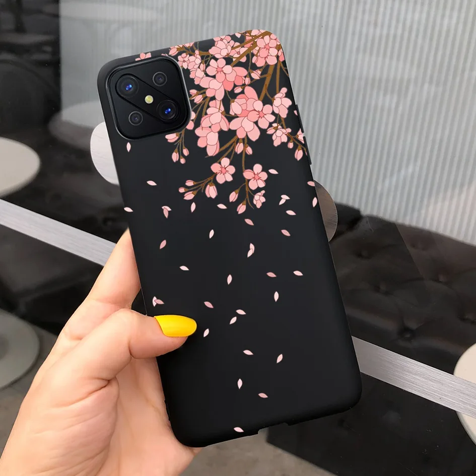 For OPPO Reno 4Z 5G Reno4Z CPH2065 Case Phone Cover Flower Cartoon Protective Bumper Funda Soft Coque For OPPO Reno4 Z A92s Etui