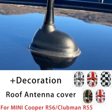 

Union Jack Car Exterior Trim Antenna Decoration Cover Sticker For BMW MINI Cooper S JCW R56 R55 Clubman Car-Styling Accessories