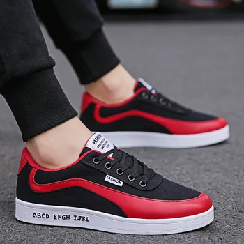 

M- Explosion models spring men's shoes fashion casual trend canvas shoes with wild breathable comfortable daily low-top shoes