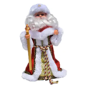 

Russian Musical Santa Claus Christmas Doll Decorations Electric Santa Toy 12 For Children Doll Talking Toys Creative Claus T4X9