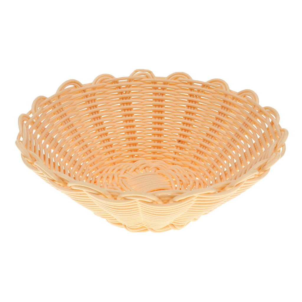 Food Snacks Basket For Chip Fries & Burger Woven Serving Basket