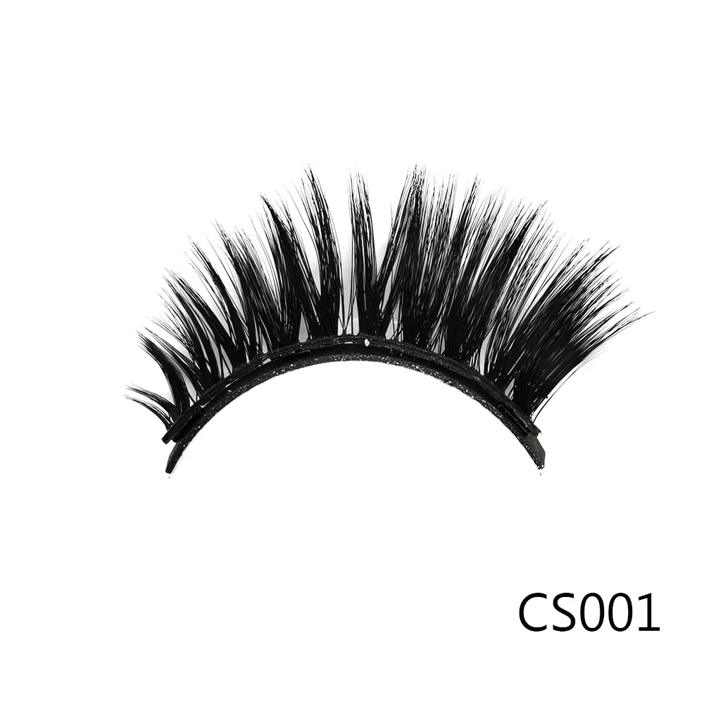 CS001 Magnetic Eyeliner Eyelashes Kit Magnetic 3D Eyelashes Liquid Eyeliner False Lashes Eyelash Curler Reusable Falses Eyelash - Цвет: CS001