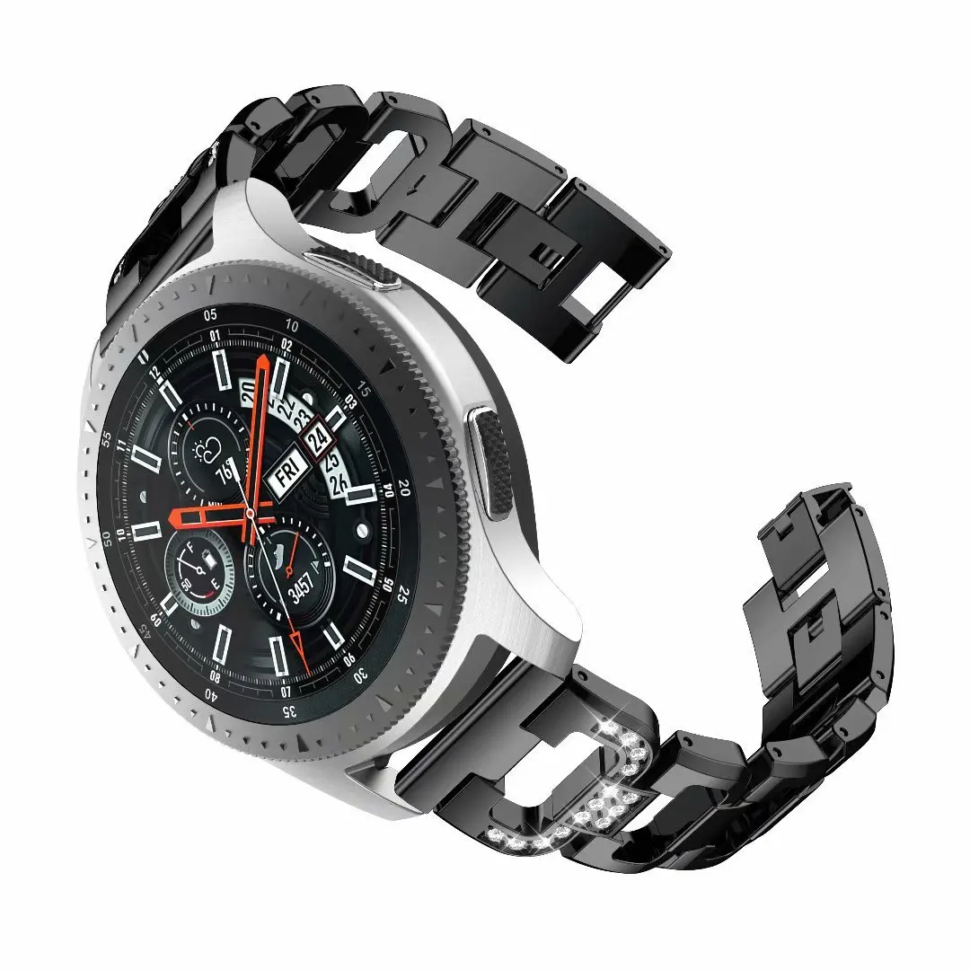 Подходит для samsung watch D ремешок подходит для galaxy watch 46 мм цинк Металл Замена стальной полосы