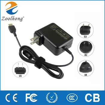 

20V 2.25A 45W AC laptop power adapter charger forLenovo Yoga2 11 11S S1 K2450 T431S X230 X240 X240S US/EU/AU/UK 4 Plug 1