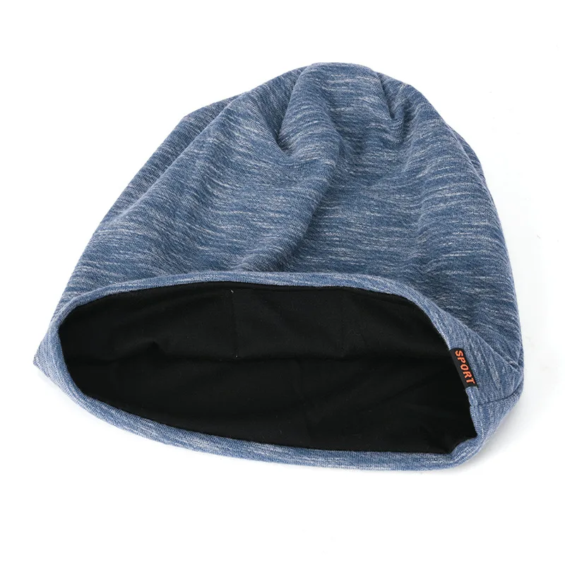 Новинка, хорошее качество, женская шапка Gorros Hombre invierno, женская шапка с дырками, вязаная шапка с рукавом, модные зимние вязаные шапки
