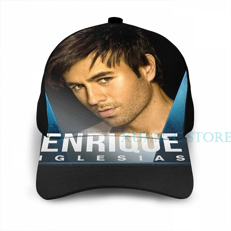 ENRIQUE IGLESIAS Тур LEMOT баскетбольная кепка мужская и женская модная черная шляпа унисекс с принтом