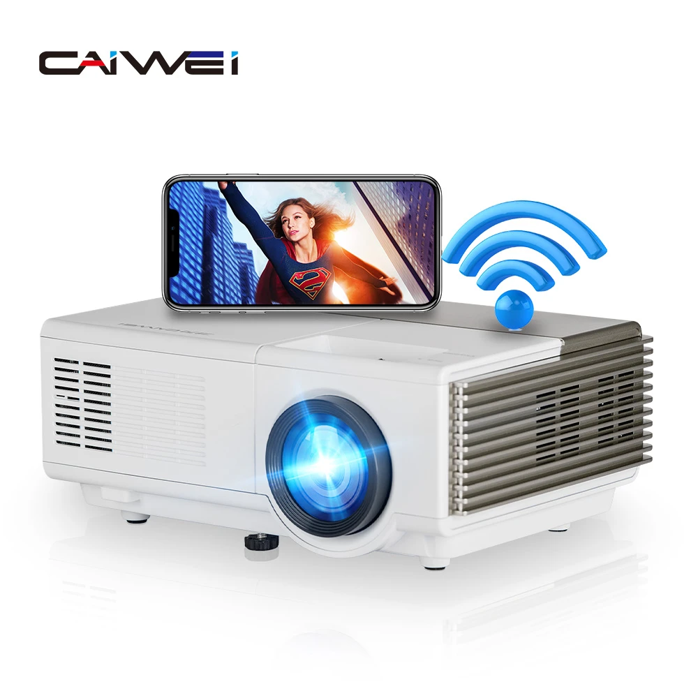 Mini LED inalámbrico portátil con HDMI, Wifi, Android, compatible con HD 1080P, para iPhone, iPad, TV, DVD, Mac| | - AliExpress