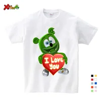 boys clothes children Short Sleeve T-Shirts For Boys Girl Gummy Bears Print Casual t shirt Kids Clothing TShirt Size 3 4 5Years