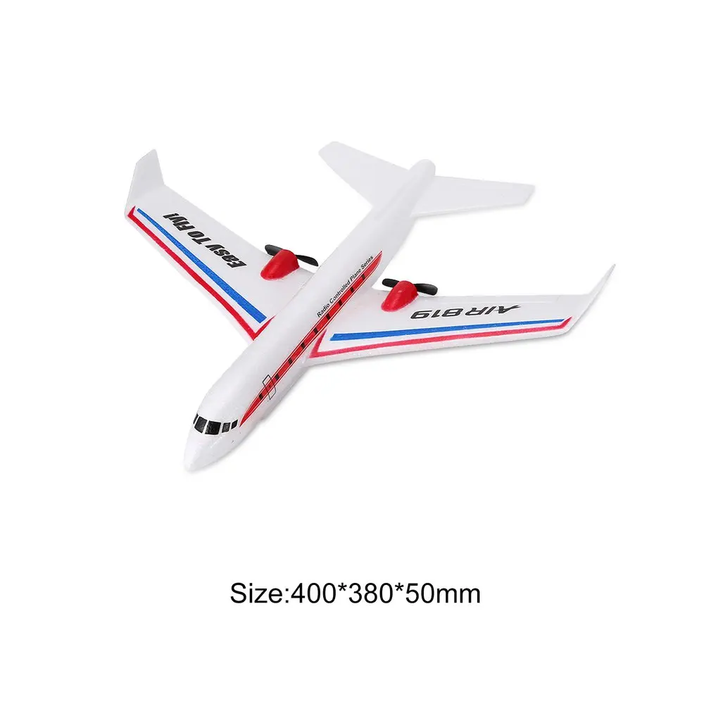 FX-819 2,4 г 2CH 400 мм размах крыльев легкий EPP DIY RC Самолет Gl1der самолет пассажирский самолет TF детские игрушки