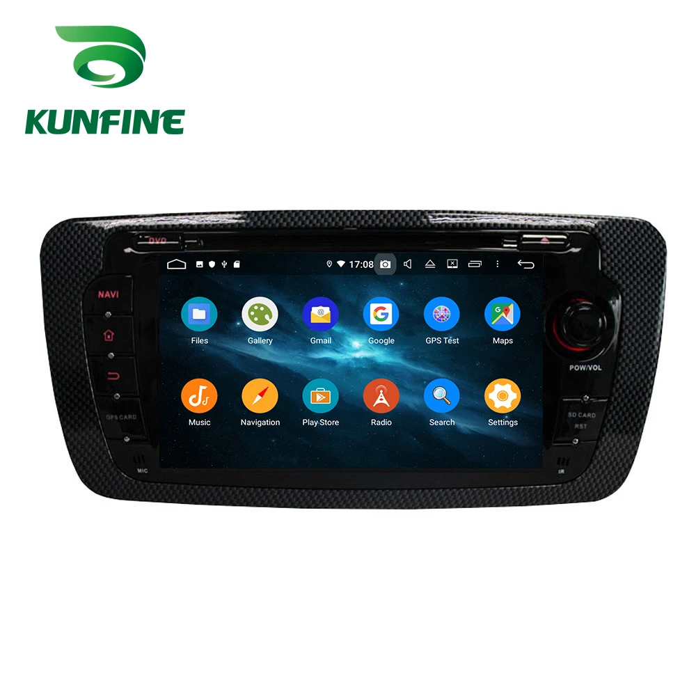 Perfect Android 9.0 Octa Core 4GB RAM 64GB ROM Car DVD GPS Navigation Multimedia Player Car Stereo for Seat Ibiza 2013 headunit radio 4