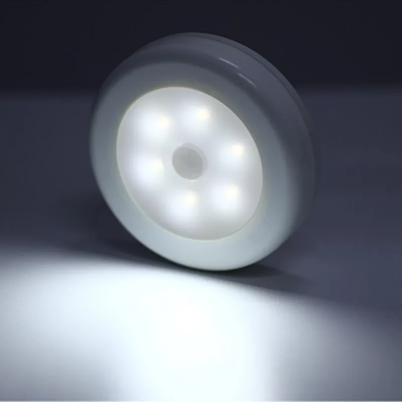  6 LED Night Light Motion Sensor Toilet Light Lamp Magnetic Wireless Detector Wall Lamps Auto On/Off - 4000291336179