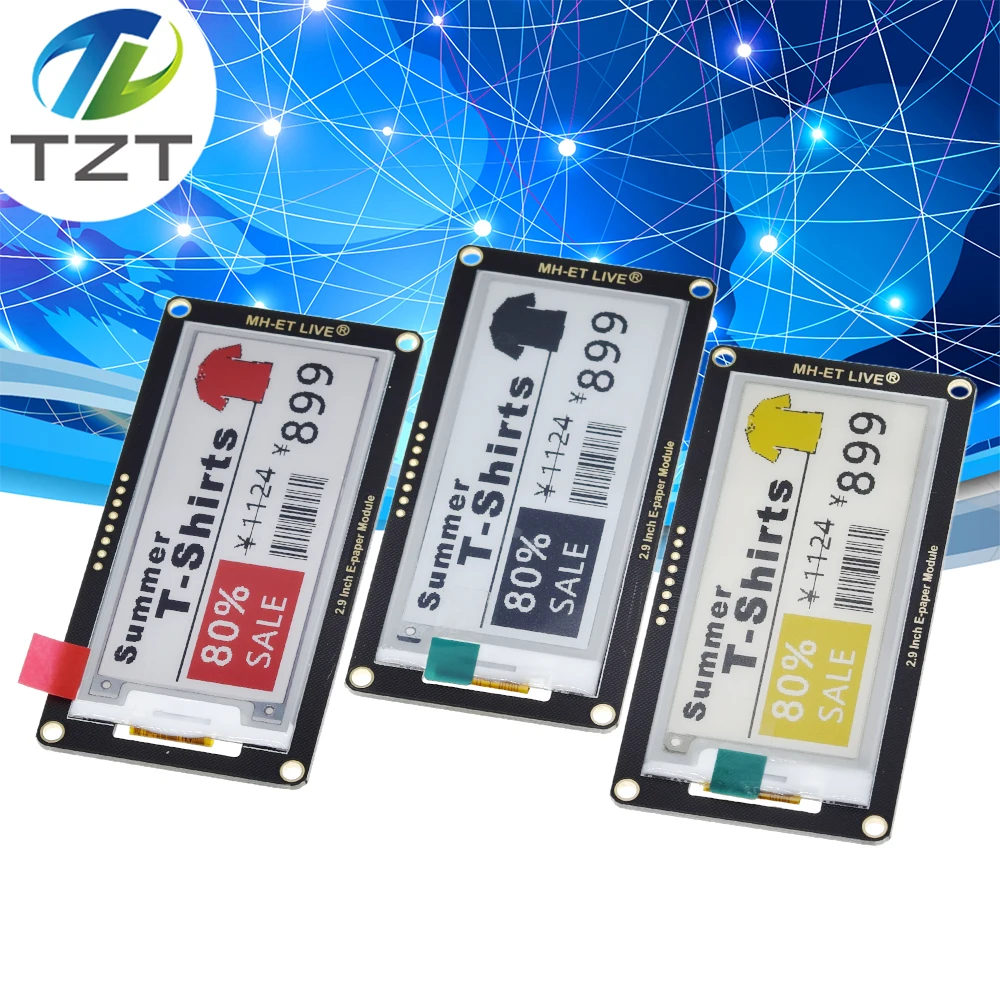 Модуль электронной бумаги 2 9 дюйма E Ink экран дисплея EInk поддержка SPI для Arduino UNO STM32