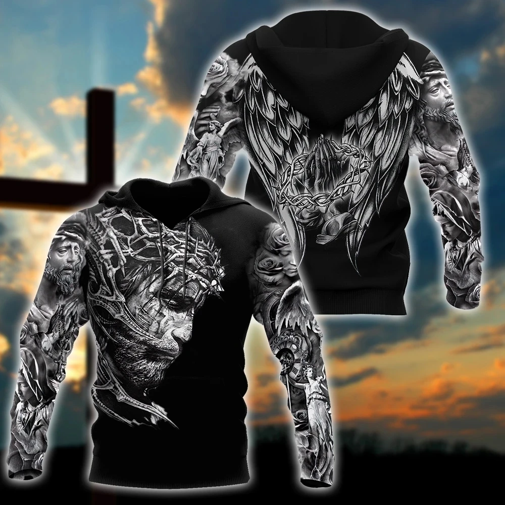Jesus Way Maker Lion Christian Pattern Tattoo 3d Over Printed Hoodie Mens  Women Unisex Outwear Zipper Pullover Sweatshirt Casual - Hoodies &  Sweatshirts - AliExpress