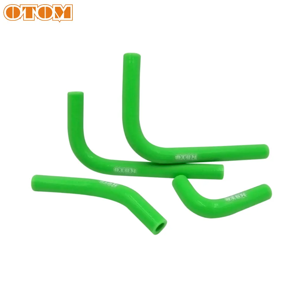 OTOM Motocross Radiator Hoses KA001 Water Tank Pipe Green Silicone Tube For KAWASAKI KX250F 2017-2019 Motorcycle Dirt Bike | Автомобили и