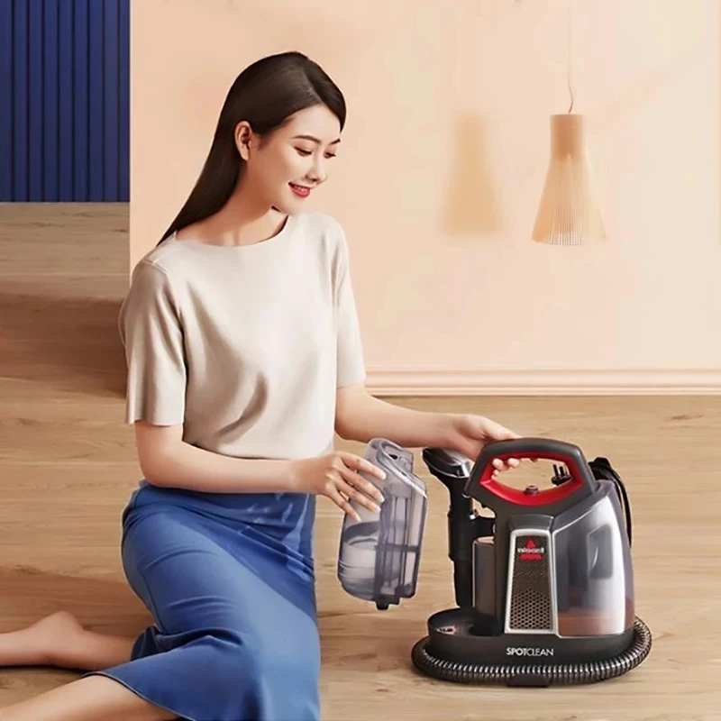 Bissell – Aspirateur À Vapeur À Main Pour Rideau De Canapé Et De Voiture,  Machine De Nettoyage Avec Aspiration Intégrée - AliExpress