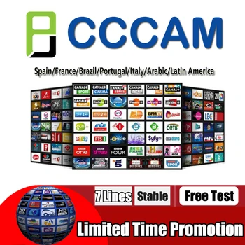 

Fast and Stable CCcams Europe 7/6/8line 1 year cccam cline for Samsat Starsat Satellite TV Receiver via usb wifi remote cont