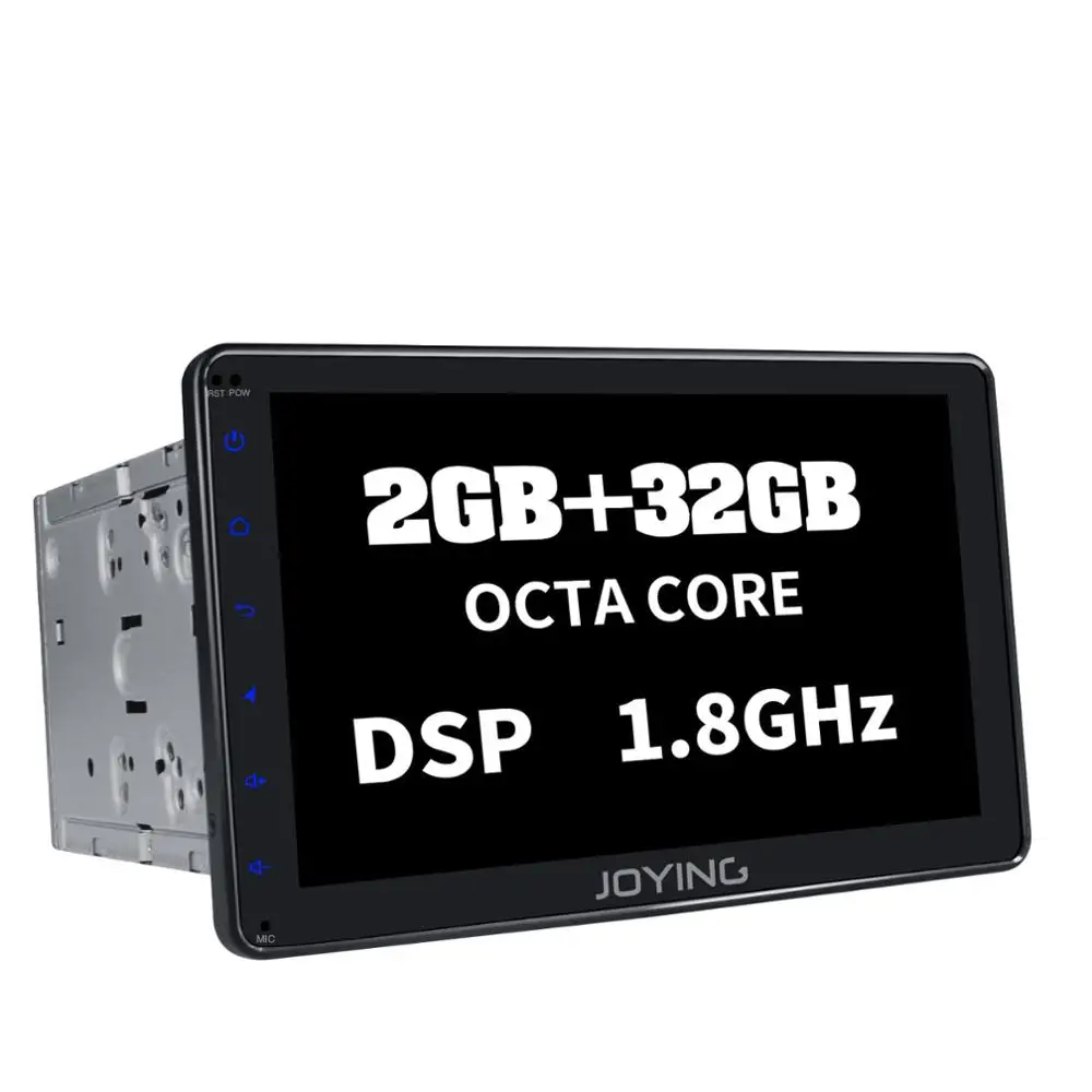 JOYING автомобильный радиоприемник 2 din Android 8,1 головное устройство 8 дюймов ips HD сенсорный экран 2 Гб ОЗУ поддержка управления рулем/Зеркальное соединение/DSP