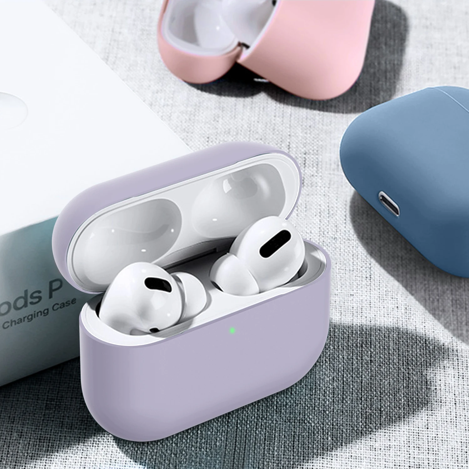 Silicone Case For Airpods Pro Case Wireless Bluetooth For Apple Airpods Pro Case Cover Earphone Case For Air Pods Pro 3 Fundas