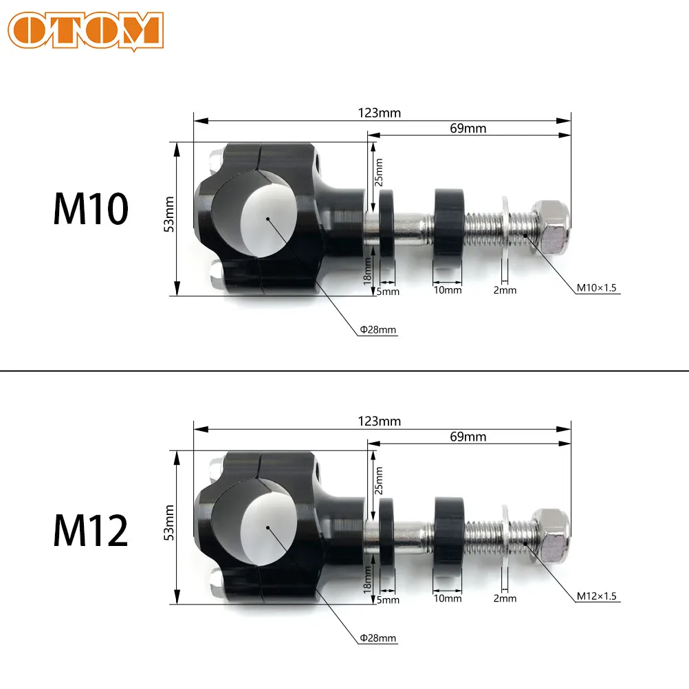 OTOM  1 1/8 28MM ڵ    Ʈ Ŭ CNC ˷̴      Ŭ Pit Bike Enduro