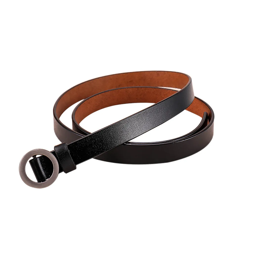 Кожаный ремень SAGACE Роскошный дизайнерский с металлической пряжкой Женский