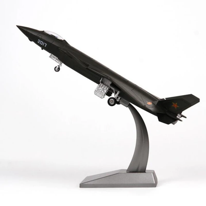 1: 72 черный моделирование Stealth Jet сплав четвертое поколение боевой самолет 20 J20 статическая отлитая модель самолета Модель ToyKids GiftMEMORIAL