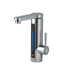 

3300W ABSPlastic Household Electric Instant Heating Faucet Hot Cold Dual-use Tankless Water Heating Tap Water Heater LED Display