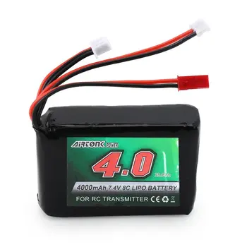 

7.4V 8C 4000mAh RC Transmitter Battery Rechargeable Transmitter Lipo Battery for Spektrum DX9 DX8 DX7 DX6E Transmitter