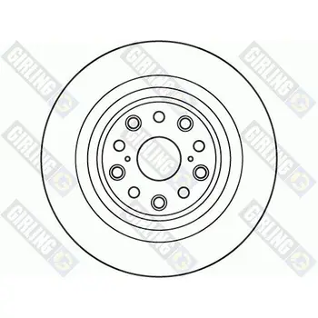 

Disc brake LEXUS LS460-600 left rear vent. D = 335mm. GIRLING 6060385