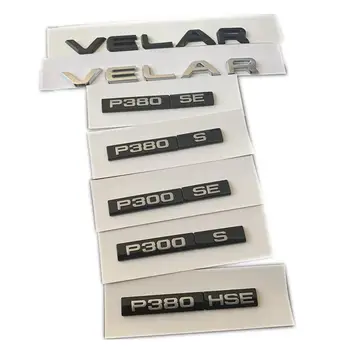 

2PCS X Emblem 3d P300 P380 S SE HSE VELAR Stickers Auto Plastic Badge Emblem