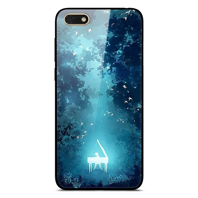 Чехол из закаленного стекла для huawei Y5 Lite, чехол для huawei Y5 Y5 Prime, чехол для телефона, чехол для Funda huawei Y 5 5Y - Цвет: 30