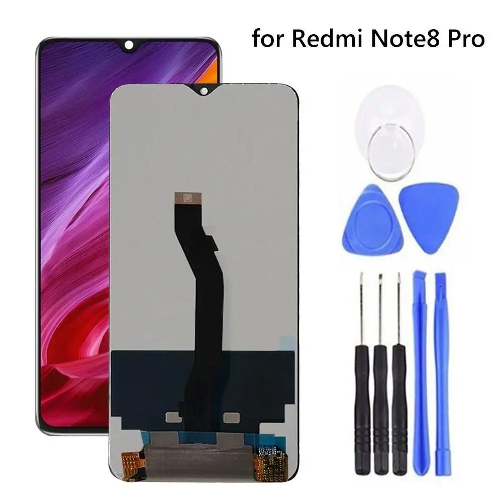 For Xiaomi Redmi Note 8 Pro LCD Display Screen Touch Digitizer Assembly Repair Parts | Мобильные телефоны и аксессуары
