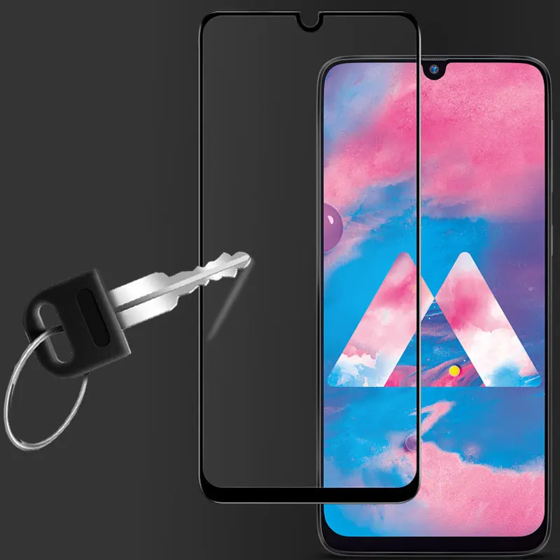 2 шт Защитная пленка для экрана для samsung Galaxy A50, закаленное стекло 9 H, полностью покрывающая стекло, пленка для samsung Galaxy A30/A70/A40/A20