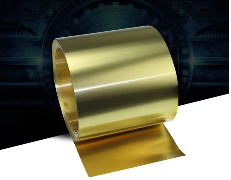 Thickness 0.2mm Width 20100mm 1meter/roll Thin Brass Strip Brass Sheet