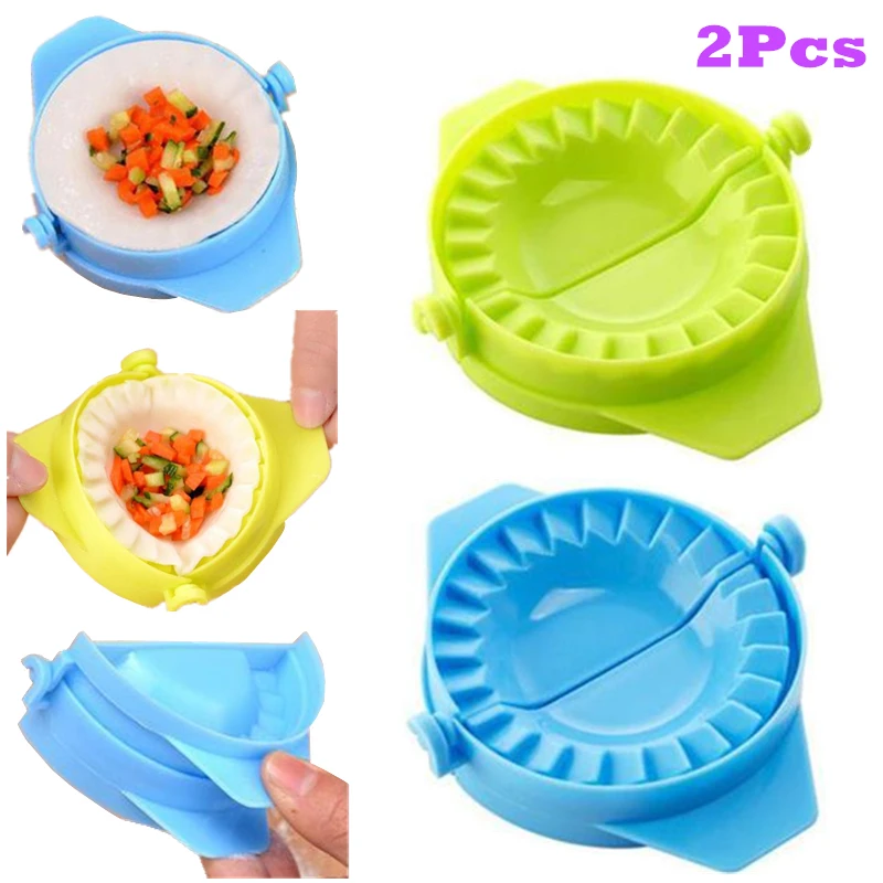 New Simple Plastic Press Dumpling Tool Maker Device Easy DIY Mould Kitchen Hot